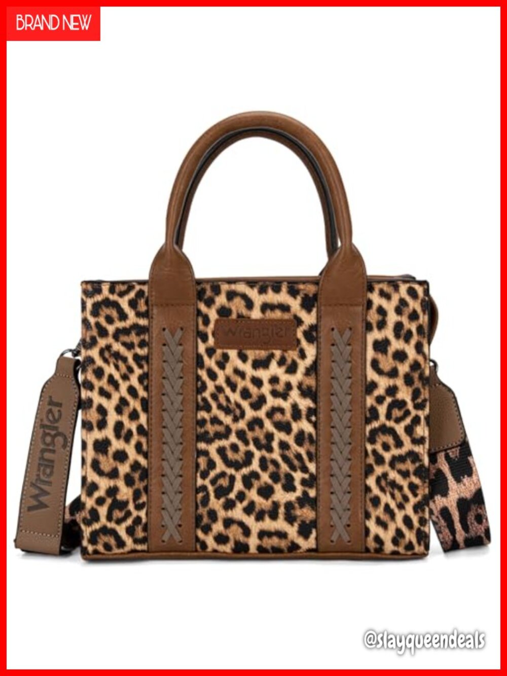 Women's Western Whipstitch Tote Bag with Crossbody Strap